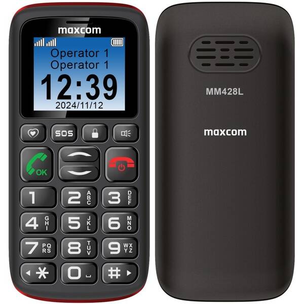 Maxcom MM428L (Dual Sim) 1.8" TFT με Μεγάλα Πλήκτρα, Ραδιόφωνο Πλήκτρο SOS Εκφώνηση Αριθμού κατά την Πληκτρολόγηση και τις Εισερχόμενες Κλήσεις