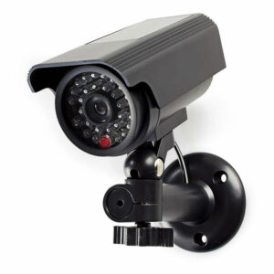 Ομοίωμα κάμερας Security με ηλιακό πάνελ και IR LEDs που ανάβουν στο σκοτάδι