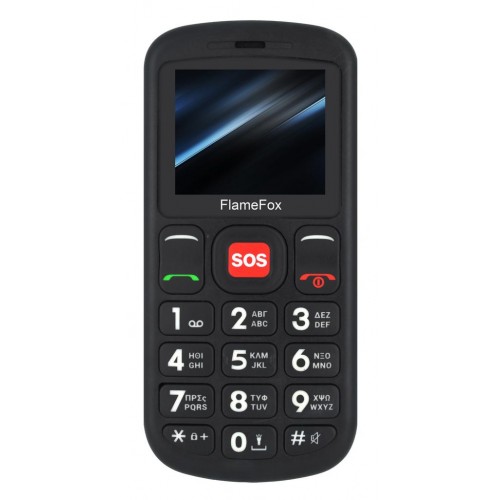 Κινητό τηλέφωνο FlameFox Care1 1.77 με SOS πλήκτρο,Bluetooth,Ραδιόφωνο,Φακό ΙΔΑΝΙΚΟ ΓΙΑ ΗΛΙΚΙΩΜΕΝΟΥΣ