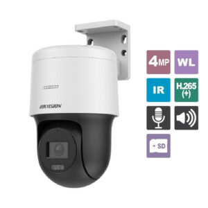HIKVISION DS-2DE2C400MW-DE(F0)(S7) Δικτυακή κινητή (Pan & Tilt) κάμερα 4MP, εξωτερικού χώρου, 1/3",σταθερός ευρυγώνιος φακός 2.8mm (γωνία θέασης 97°)