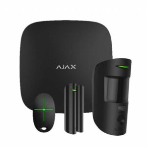AJAX Starter camera alarm kit -black με οπτική επαλήθευση του συναγερμού