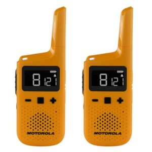 Motorola T72 GO ACTIVE IP54, Κίτρινο, Εύρος 8Km, iVOX/VOX Hands-Free, 24h Battery Life
