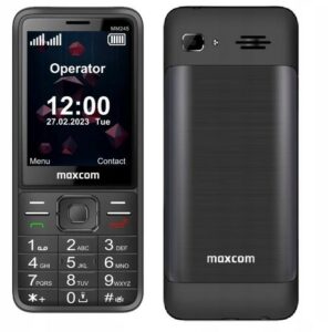 Maxcom Classic MM245 2.8" 4G με Bluetooth, Ραδιόφωνο, Κάμερα και Μεγάλα Γράμματα Μαύρο