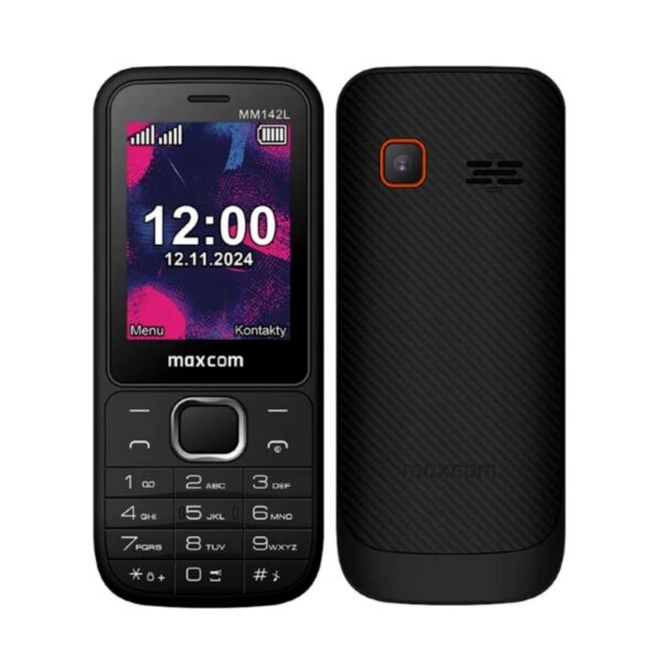 Maxcom MM142 L Dual Sim 2.4" με Κάμερα, Ραδιόφωνο, Φακό 800mAh Μαύρο