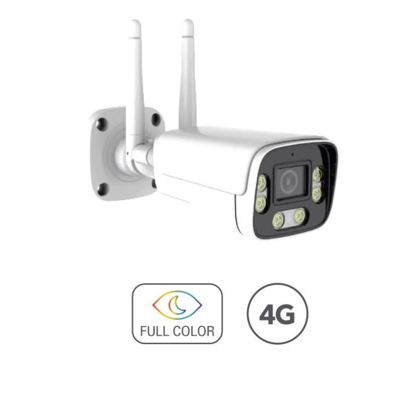 BS203W 4G camera EOS BS-203W/4G Έγχρωμη κάμερα 2MP Full Color 4G IP D/N εξωτερικού χώρου.